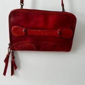 We the Free Leather Cross body Purse Salmon Colour